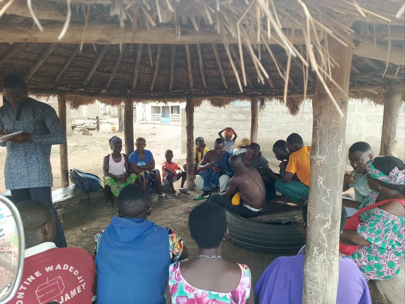 Assemblée village Badjamè Lonkly